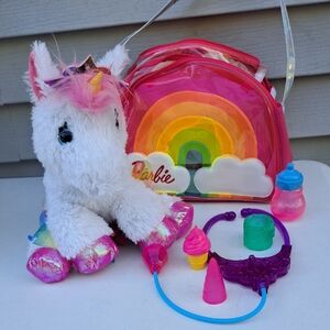 Barbie Dreamtopia 7-piece Doctor Set with Unicorn Plush, Kids Toys 